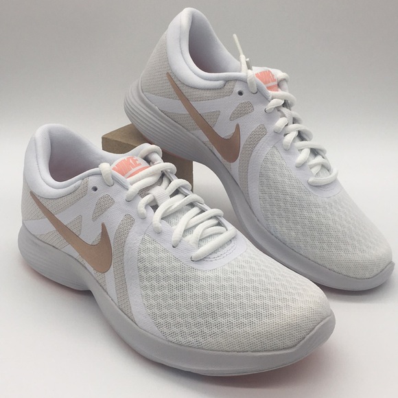WMNS NIKE REVOLUTION 4 white/metallic red bronze - Picture 2 of 8
